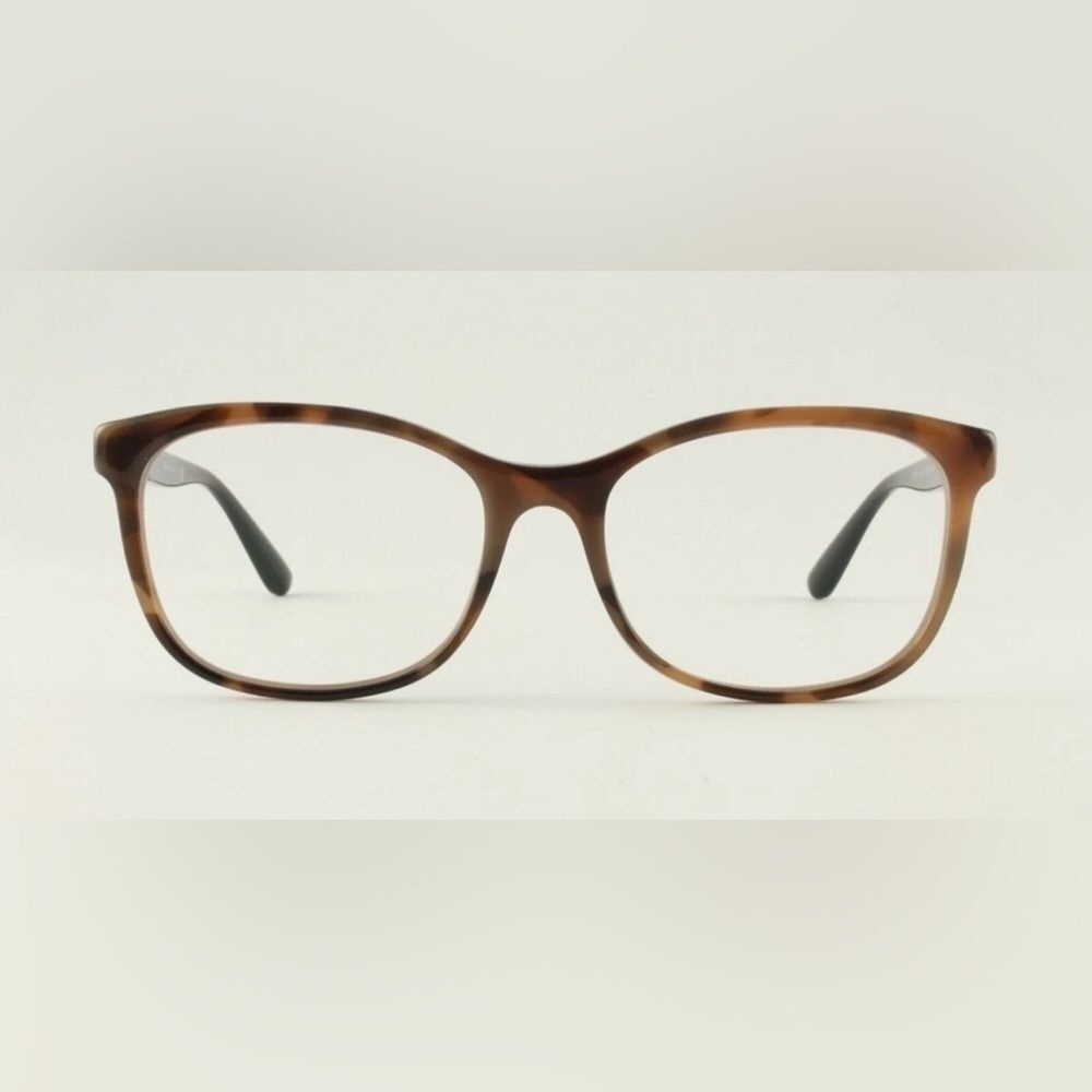 Authentic Burberry B 2242 3623 53mm Brown‎ Marble Black Frames Glasses Italy